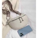 Minimalist Geometric Embossed Ladies Bag Fanny Pack  Unisex Fanny Pack - Sleek and Stylish Design