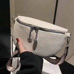 Minimalist Geometric Embossed Ladies Bag Fanny Pack  Unisex Fanny Pack - Sleek and Stylish Design