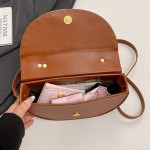 Women's Genuine Leather Crossbody Bag Classic Shoulder Handbag with Adjustable Strap