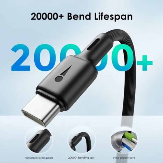 Oraimo Duraline 3 1.2M 3A 3 in 1 Cable