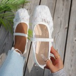 Women Vintage Mary Jane Flats Toe Women's Flats Casual Shoes