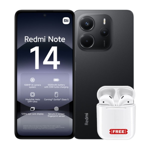 Xiaomi Redmi Note 14 6GB+128GB | Free Earbuds