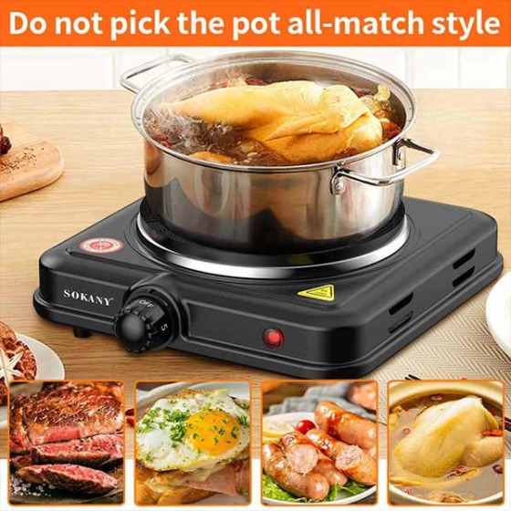 SOKANY Electric Stove Hotplate 1000w SK-5109