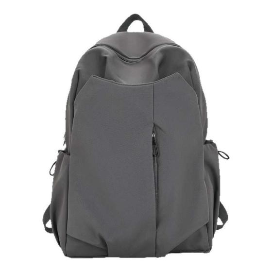 Unisex Lightweight Nylon Backpack (Grey)