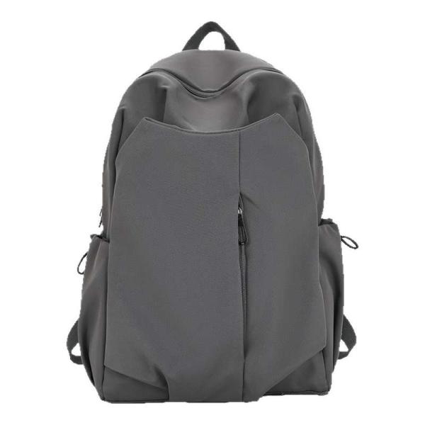 Unisex Lightweight Nylon Backpack (Grey)