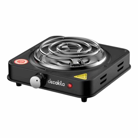Decakila Single Hot Plate 1000W KECC001B