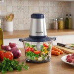 Decakila 2L 300W Electric Chopper Vegetable & Meat Grinder with 2 Speeds