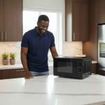 H&A 20L Manual Microwave Oven 700W MM7P202VG (Black)