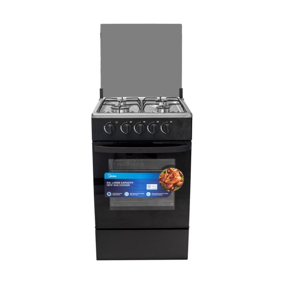 Midea 4 Burner Gas Cooker With Oven SP5055T082-B