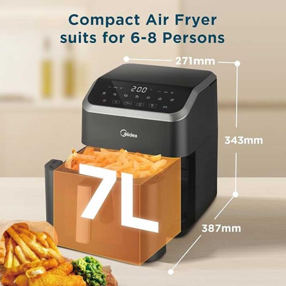 Midea 7L Air Fryer MF-CY70K