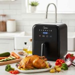 Midea 4L Digital Air Fryer – Black