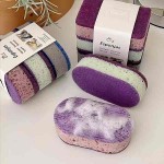 High-Density Sponge Scrubber 3-Pack Double-Sided Dishwashing Sponge Brush, Non-Stick Oil Pan Scrubber, Colorful Kitchen Cleaning Tool