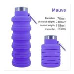 Collapsible Silicone Travel Water Bottle 500ml