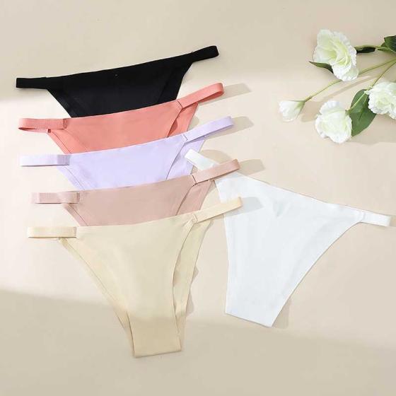 Women's Ice Silk Seamless Thong