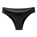 Women's Low-Waist Ice Silk Briefs with Cotton Gusset