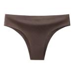 Women's Low-Waist Ice Silk Briefs with Cotton Gusset