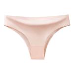 Women's Low-Waist Ice Silk Briefs with Cotton Gusset