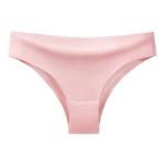 Women's Low-Waist Ice Silk Briefs with Cotton Gusset