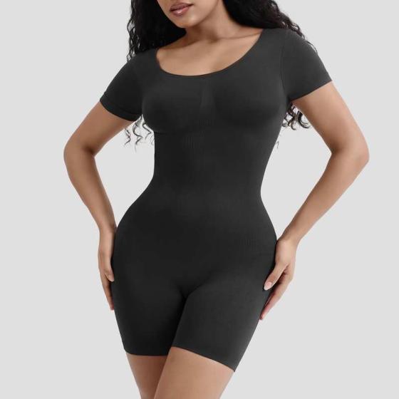 Women's Seamless Short-Sleeve Shaping Bodysuit