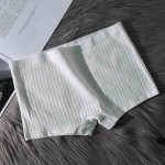 Women Breathable Mid-Waist Cotton Underwear briefs for Women Traceless Anti-Running Safety Pants