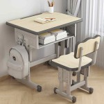 Children's Height-Adjustable Learning Desk & Chair Set