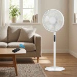 Smart 16-Inch Standing Fan with Remote Control