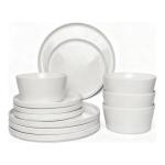 Stoneware Dinner Set for 4 – Plates, Bowls & Mugs