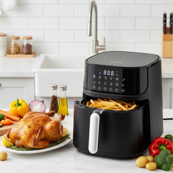 Decakila Digital Air Fryer 5.5L 1500W KEEC102B