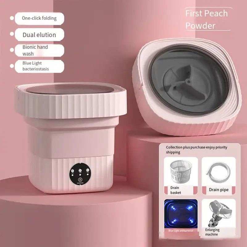 Portable Foldable Mini Washing Machine 6L