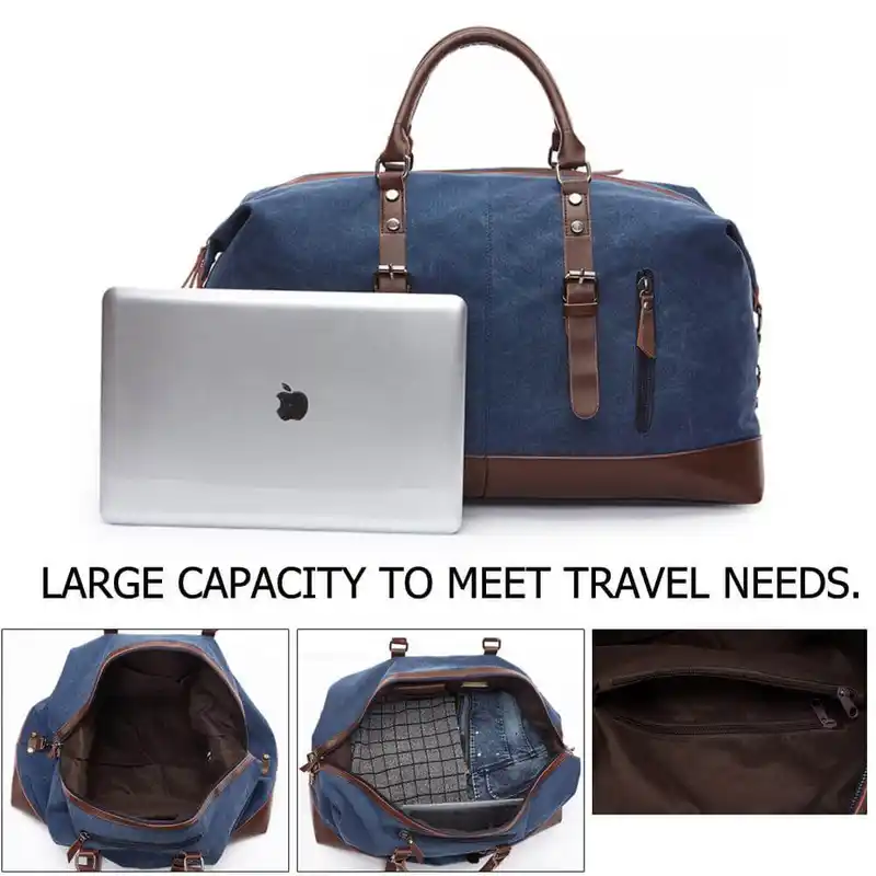 Canvas Carry-On Travel Duffel Bag