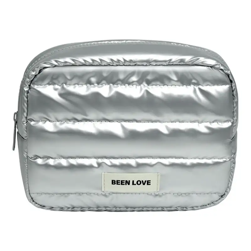 Quilted Puffer Cosmetic & Toiletry Travel Bag