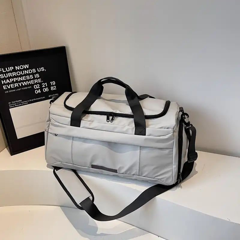 Wet-Dry Separation Gym & Travel Duffel Bag with Shoe Compartment