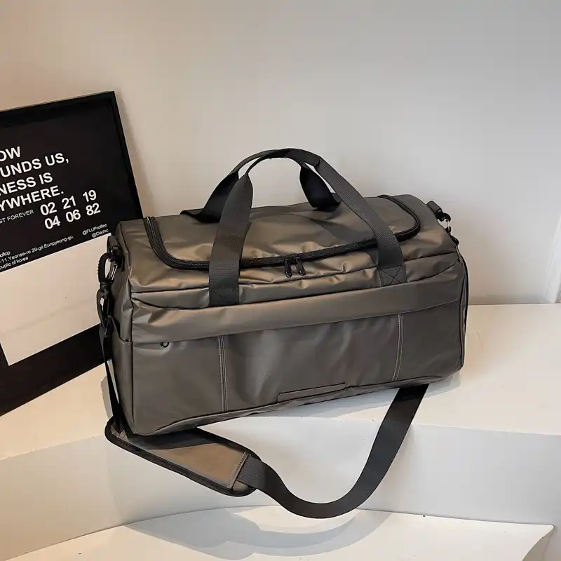 Wet-Dry Separation Gym & Travel Duffel Bag with Shoe Compartment