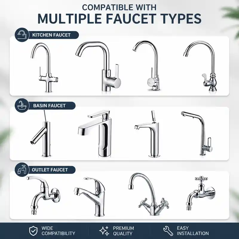360° Rotating Faucet Filter Head
