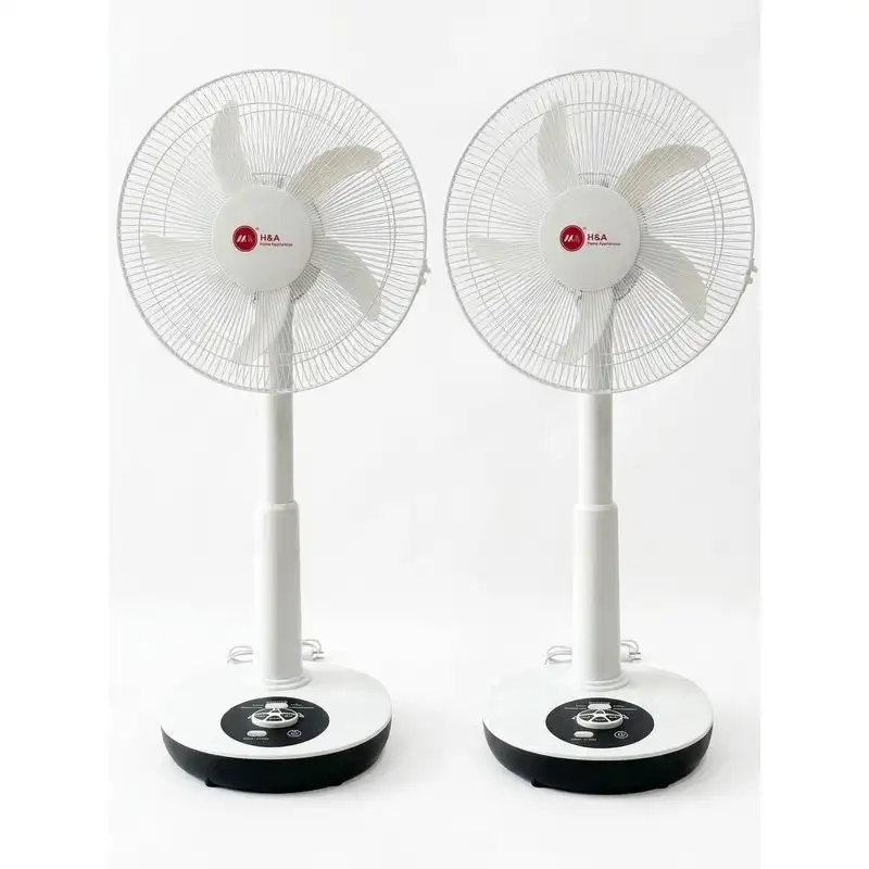H&A 16" Rechargeable Table Fan H&A-215-16 (Pack of 2)