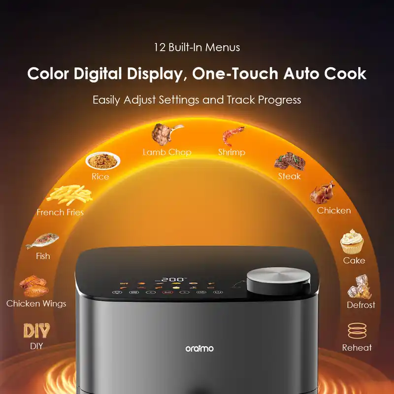 Oraimo NutriFry Max 8L 2000W Air Fryer OAF-501A