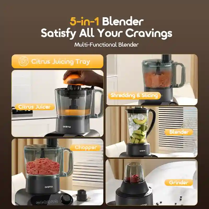 Oraimo OmniBlend 2 1500W 5-in-1 Blender OBL-881A