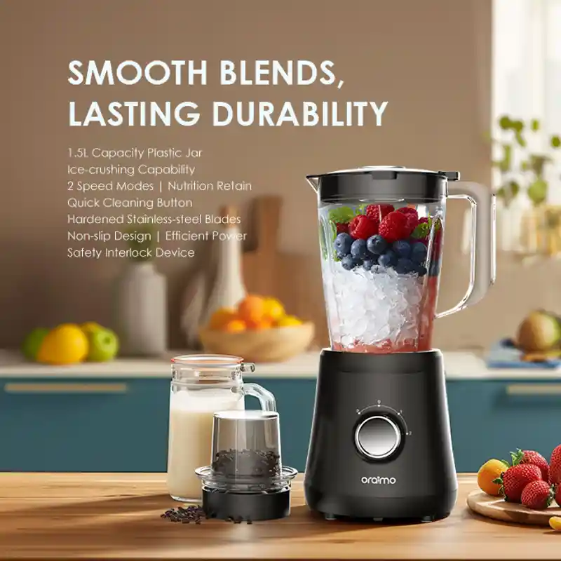 Oraimo SmartBlender Sleek 1.5L 500W Blender OH-B2N