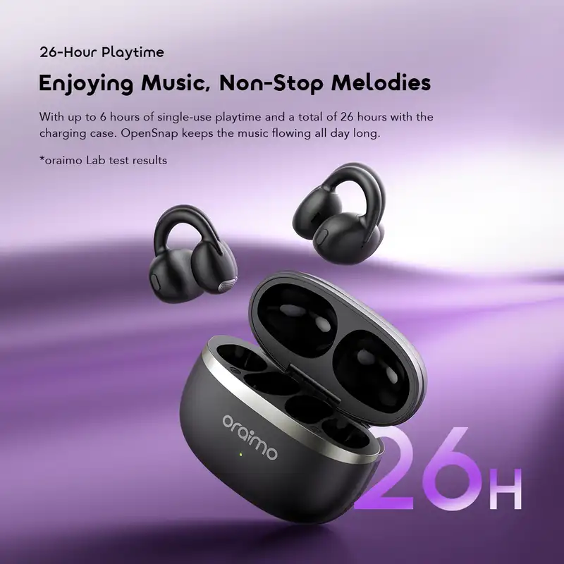Oraimo OpenSnap Open-Ear Clip-On Earbuds OPN-373