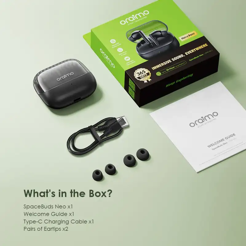 Oraimo SpaceBuds Neo Spatial Audio Earbuds OTW-323