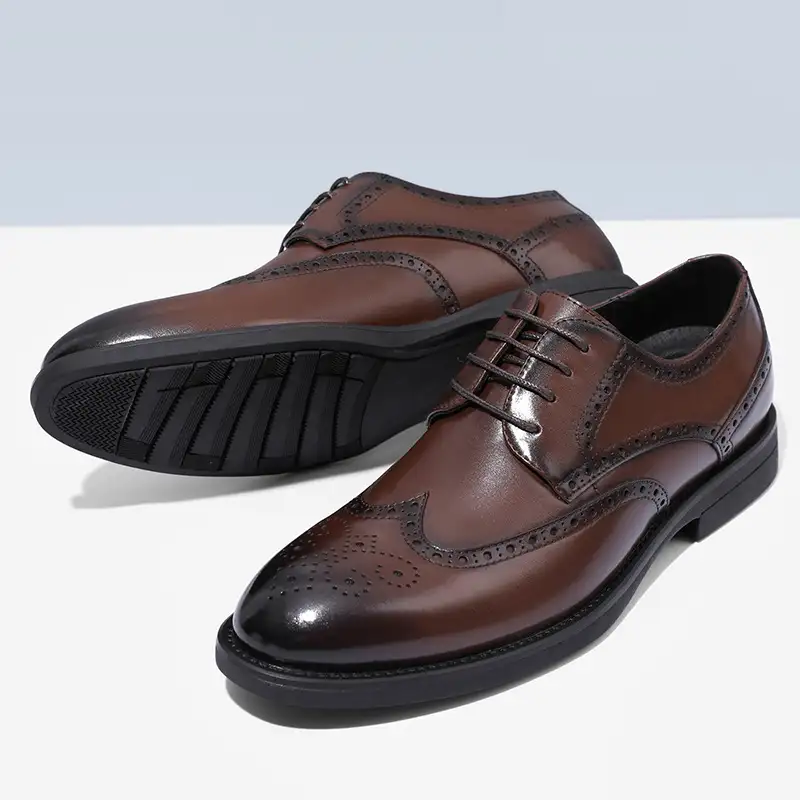 Men's Wingtip Brogue Dress Shoes