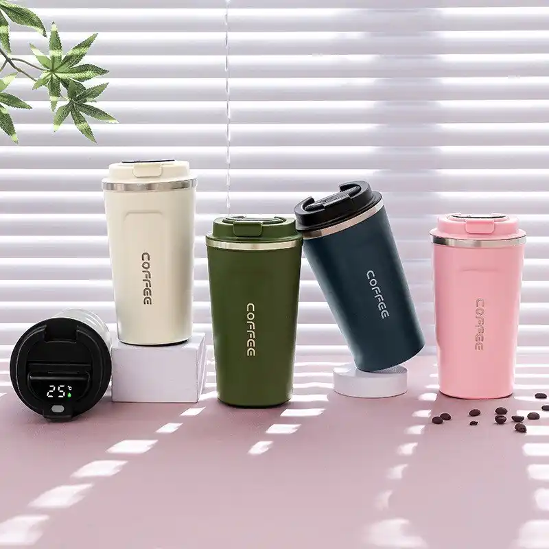 LED Temperature Display Smart Coffee Tumbler 510ml