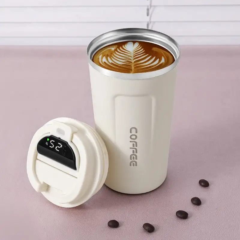 LED Temperature Display Smart Coffee Tumbler 510ml