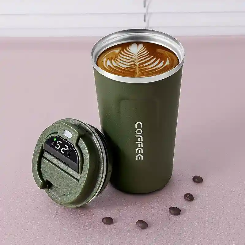 LED Temperature Display Smart Coffee Tumbler 510ml