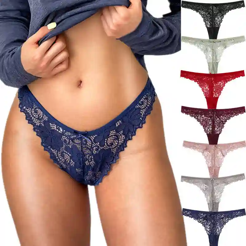 Women's Low-Waist Lace Thong