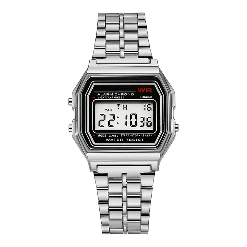 Retro Digital Watch – Unisex Alarm, Stopwatch & Backlight