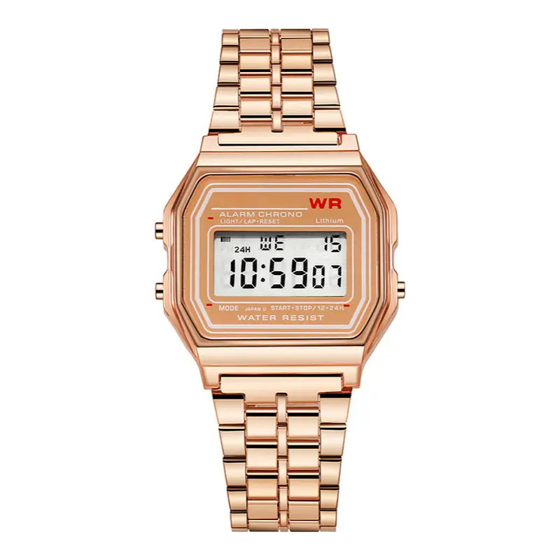 Retro Digital Watch – Unisex Alarm, Stopwatch & Backlight