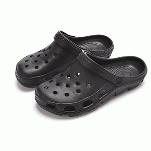 Men's Slip on Casual Garden Clogs Waterproof Shoes Men Classic Nursing Clogs Hospital Men Work Black 38